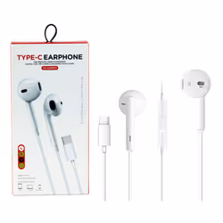 Advanced Accessories USB-C Earphone With Mic AA-EAR001 - White