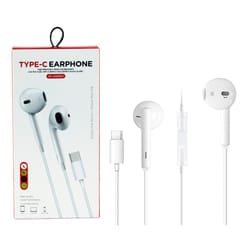 Advanced Accessories USB-C Earphone With Mic AA-EAR001 - White