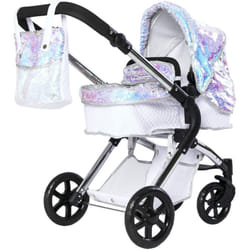 Roma Polly Single Dolls Pram - Mermaid