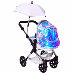Polly Sparkle White Parasol