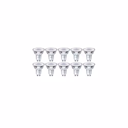 10 Pack x Philips CorePro LED Spot 5W (50W) Dimmable GU10 Lamp 2700k Warm White 350 Lumen 15000 Hours 36 Beam - 929001218832