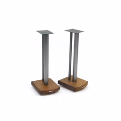 Atacama Moseco 7 Speaker Stands Dark Bamboo-Gloss Black Pole