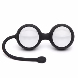Lovehoney Fifty Shades of Grey Inner Goddess, Kegel balls, Black, Glossy, 1 pc(s), 152.4 mm, 77 g