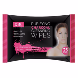 XBC Charcoal Facial Wipes x 250 10 Packs Of 25