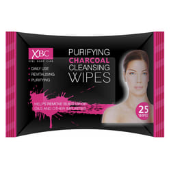 XBC Charcoal Facial Wipes x 250 10 Packs Of 25