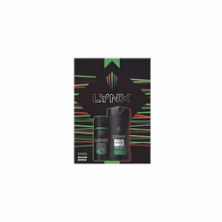 Lynx Africa Duo Gift Set 2019 full size Africa Body Spray 150ml & Africa Body Wash 250ml