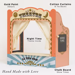 Le Toy Van Tabletop Puppet Wooden Theatre - Additional view 4