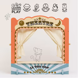 Le Toy Van Tabletop Puppet Wooden Theatre - Additional view 5