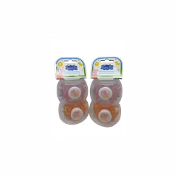 4 PEPPA PIG MY FIRST SOOTHERS 2 PACK x 2