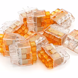 10pcs Push In Terminals Wire Connectors HelaCon Plus Mini - 3-Way