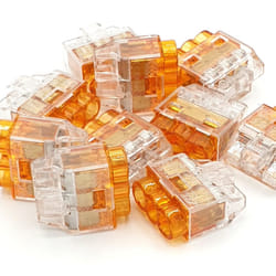 10pcs Push In Terminals Wire Connectors HelaCon Plus Mini - 3-Way