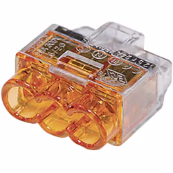 10pcs Push In Terminals Wire Connectors HelaCon Plus Mini - 3-Way