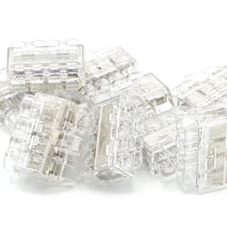 10pcs Push In Terminals Wire Connectors HelaCon Plus Mini - 4-Way