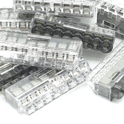 10pcs Push In Terminals Wire Connectors HelaCon Plus Mini - 8-Way