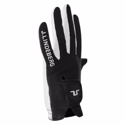 J.Lindeberg Mens Ron Cabretta Leather Left Hand Golf Glove - XL, Black - 3 Pack