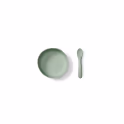 Nourish Silicone Suction Bowl Set - Mess-Free Weaning | Strong Suction Pad | Scooped Bowl and Chunky Spoon | BPA-Free | Easy ...