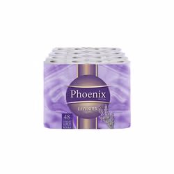 Quilted 3 Ply Lavender Fragranced Toilet Rolls Loo Roll (48 Quilted Rolls)