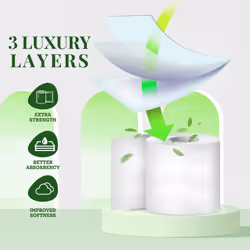 Phoenix Soft Luxury Toilet Rolls Bulk Buy ? Aloe Vera Fragranced Toilet Paper - Quilted White 3 Ply Paper - Pack of 90 Toilet Tissue (9x2x2 Packs) -