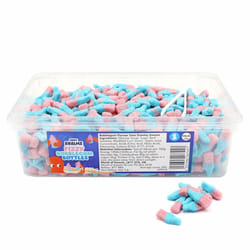 Candy Realms Fizzy Bubblegum Bottles 1.02KG Tub - Sweet Snack