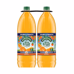 Robinsons Real Fruit Double Strength Orange Squash, 2 x 1.75L