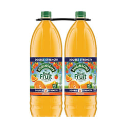 Robinsons Real Fruit Double Strength Orange Squash, 2 x 1.75L