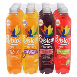 Rubicon Sparkling Spring Water Mixed Pack, 16 x 500ml