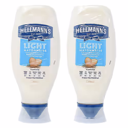 Hellmann's Light Squeezy Mayonnaise, 2 x 750ml