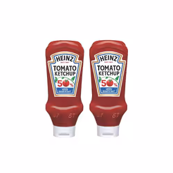 Heinz Tomato Ketchup 50% Less Sugar & Salt 2 x 880g