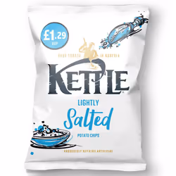 Kettle Hand Cooked Lightly Salted Chips 12 x 80g