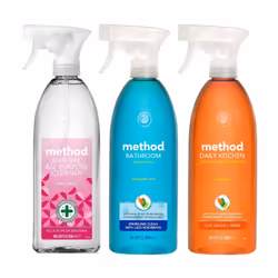 Method Mixed Pack Spray, 3 x 828ml Cleaning Bundle