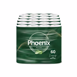 60 Roll Bulk Buy - Quilted 3 Ply Aloe Vera Fragranced Toilet Rolls
