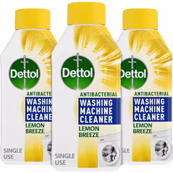 Dettol Lemon Breeze Washing Machine Cleaner, 250 ml, Pack of 3