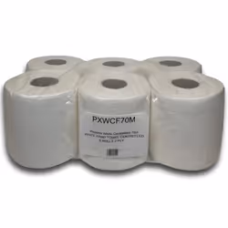 White Centrefeed 70m Hand Towel 1 x 6 Rolls 400 Sheets