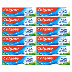 Colgate Triple Action Toothpaste, 12 x 75ml
