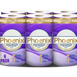 Phoenix Supreme Household Multi Purpose Kitchen Towel 6 Pack
