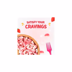 Sweetzone Strawberry Puffs 1kg