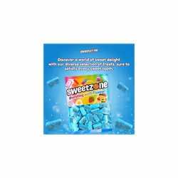Sweetzone Blue Raspberry Slices Bag 1kg