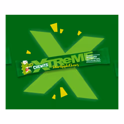 Chewits Xtreme Extremely Sour Apple Chews Packs 34g