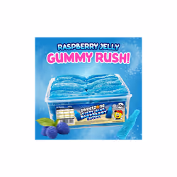 Sweetzone Giant Fizzy Blue Raspberry Bottles Tub