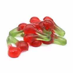 Candy Realms Twin Cherries 1.08KG Tub -Cherry Flavour Gummy Sweets