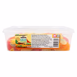 Candy Realms Sour Worms 960g Tub - Gummy Sweets