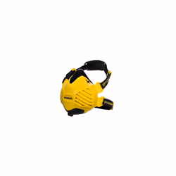 P3 Dust Mask, Reusable Respirator Mask with Face-Fit-Check Technology & Maximum 99.99% P3 Fitted Filters. Dust masks for buil ...