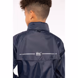 Origin Kids Mini Packable Waterproof Jacket - 8-10 Yrs, Navy