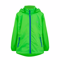 Origin Kids Mini Packable Waterproof Jacket - 2-4 Yrs, Neon Green