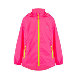 Origin Kids Mini Packable Waterproof Jacket - 5-7 Yrs, Neon Pink