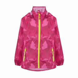 Origin Kids Mini Packable Waterproof Jacket - 5-7 Yrs, Pink Camo