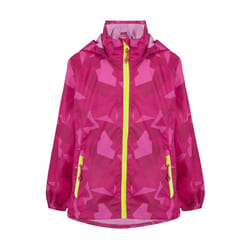 Origin Kids Mini Packable Waterproof Jacket - 5-7 Yrs, Pink Camo