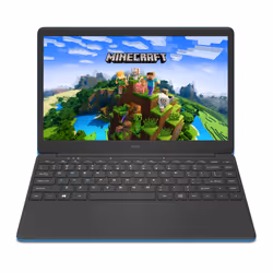 Geo Computers GeoBook 140 Minecraft Edition 14-inch Laptop Intel Celeron, 4GB RAM, 64GB eMMC - Includes Minecraft - Blue, Int ...