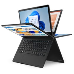 Geo Computers GeoFlex 110 Intel® Celeron® N N4020 Hybrid (2-in-1) 27.9 cm (11") Touchscreen HD 4 GB LPDDR4-SDRAM 64 GB eMMC Wi-Fi 6 (802.11ax) Windows 11 Home English Black