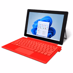 Geo Computers GeoPad 110 Intel® Celeron® 128 GB 25.6 cm (10.1") 4 GB Wi-Fi 5 (802.11ac) Windows 11 Home Black, Red